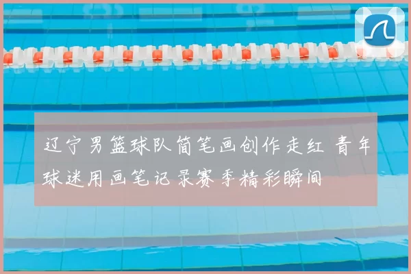辽宁男篮球队简笔画创作走红 青年球迷用画笔记录赛季精彩瞬间